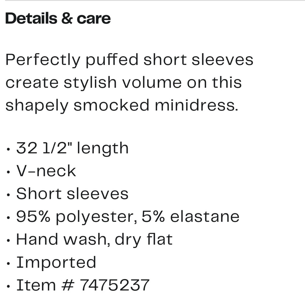 O'NEILL Teagan Smocked Mini Dress Puff Sleeve Sweetheart Neck Stretchy BodyCon S - Picture 9 of 17
